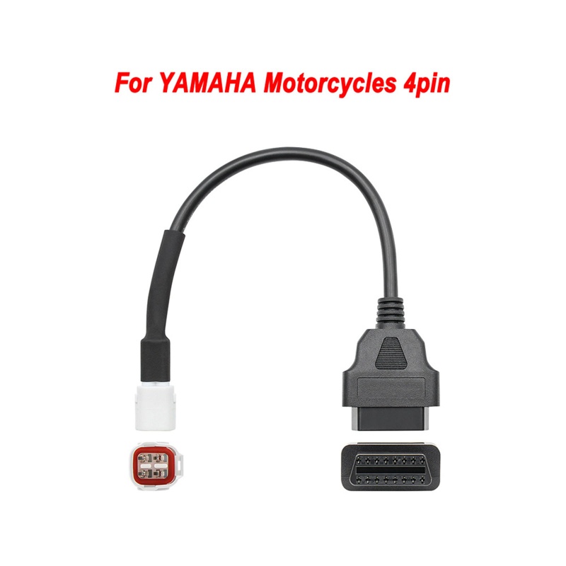 Dây Cáp Chuyển Đổi 4 PIN Sang OBD2 USB Chuyên Dụng Cho Xe Mô Tô Yamaha