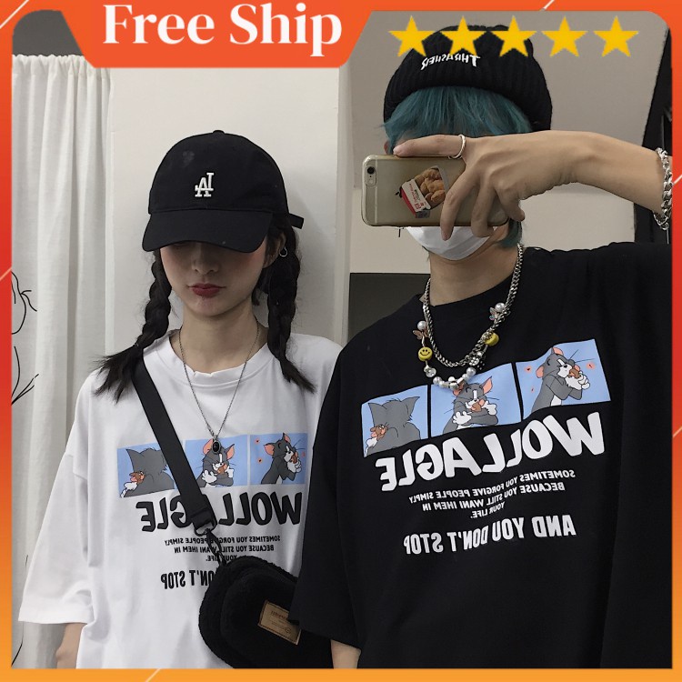 Áo phông nam nữ tay lỡ form rộng unisex, Áo thun tay lỡ Nam Nữ Oversize A56 | BigBuy360 - bigbuy360.vn