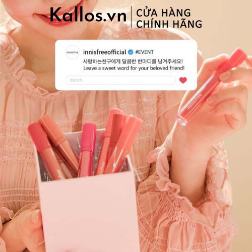 [TEM CHÍNH HÃNG] Son Bóng Innisfree Fruity Squeeze Tint | BigBuy360 - bigbuy360.vn