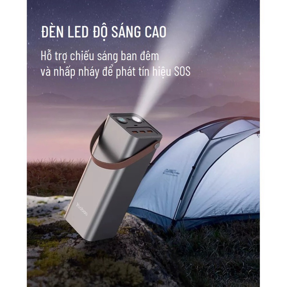 [sẵn hàng] Trạm sạc dự phòng Yoobao EN1 46200mAh Sạc nhanh PD3.0 &amp; QC3.0 220V