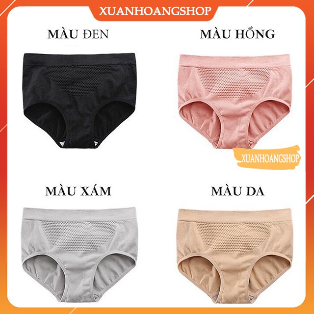 Quần Chip Nữ Đẹp Sexy Cao Cấp Nâng Mông Lót Kháng Khuẩn Vải Cotton Màu Đen Da Free Size Lớn Nhỏ  Gợi Cảm Siêu Hot QL