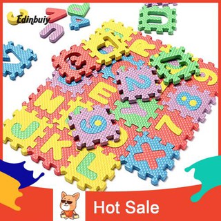 Bộ 36 mảnh ghép chữ cái số bằng xốp cho bé học