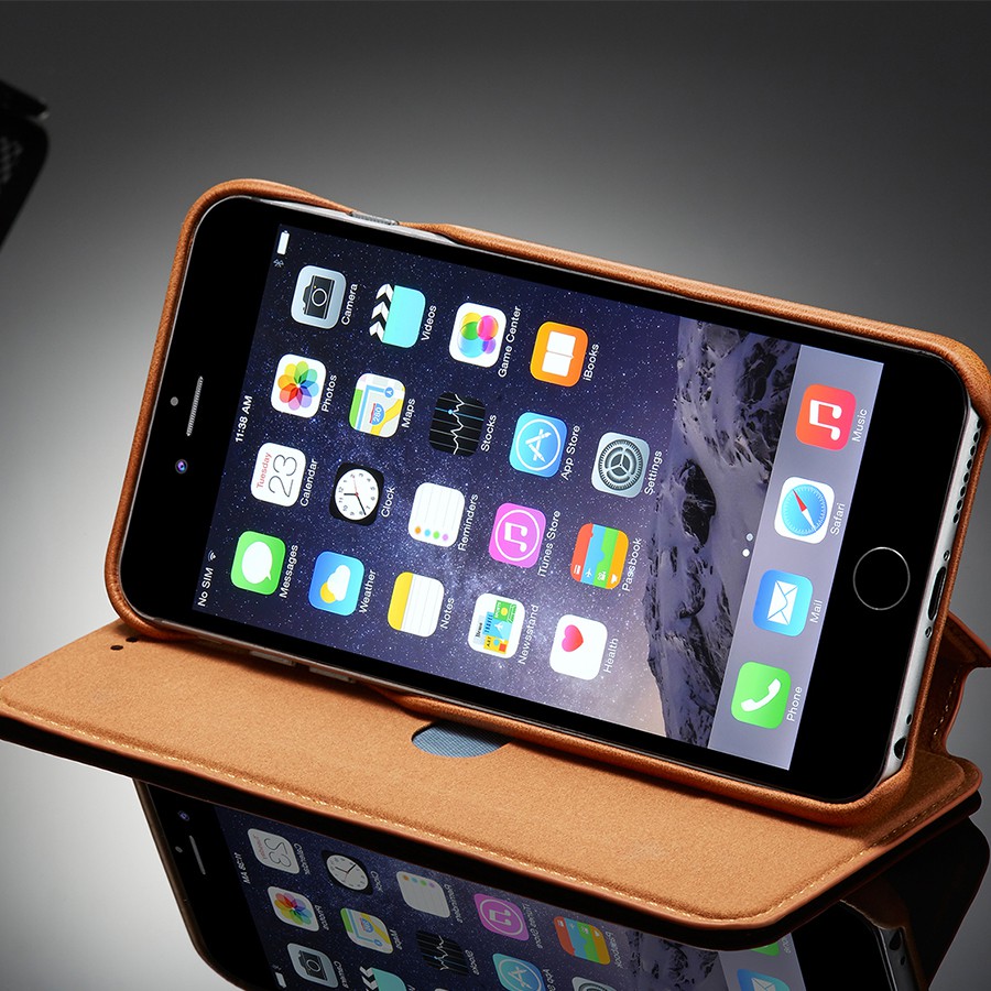 Bao da có nắp lật cho điện thoại Apple Iphone 6/6s/6 Plus/6s Plus | BigBuy360 - bigbuy360.vn