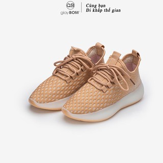 [Mã WABRMH99 giảm 12% đơn 99K]Giày Thể Thao Vải Nữ giayBOM Đế Cao 3 cm B961