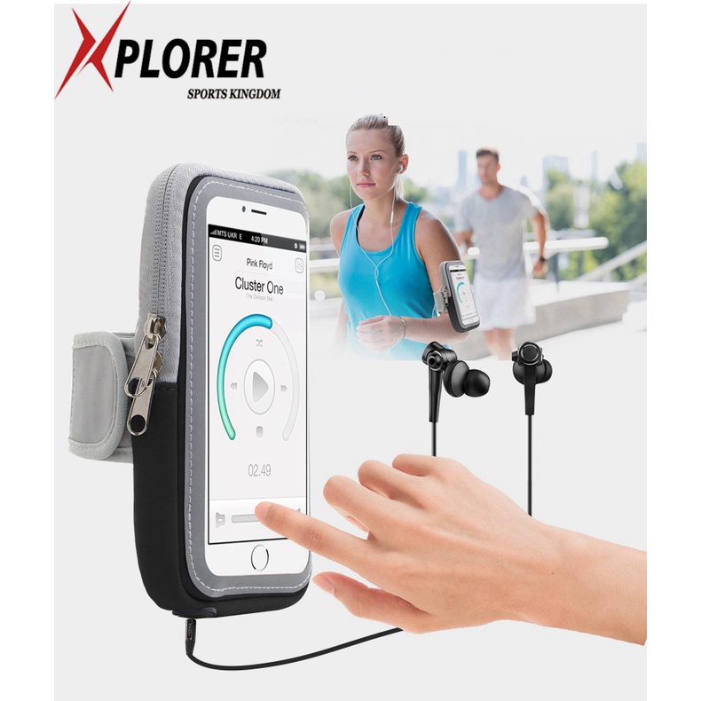 Túi Đựng Điện Thoại 7 Inch Đeo Cổ Tay / Cánh Tay Chống Thấm Nước Phản Quang Tiện Dụng Tập Thể Thao