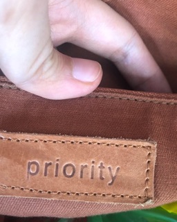 Túi xách da thật da đan hãng Priority