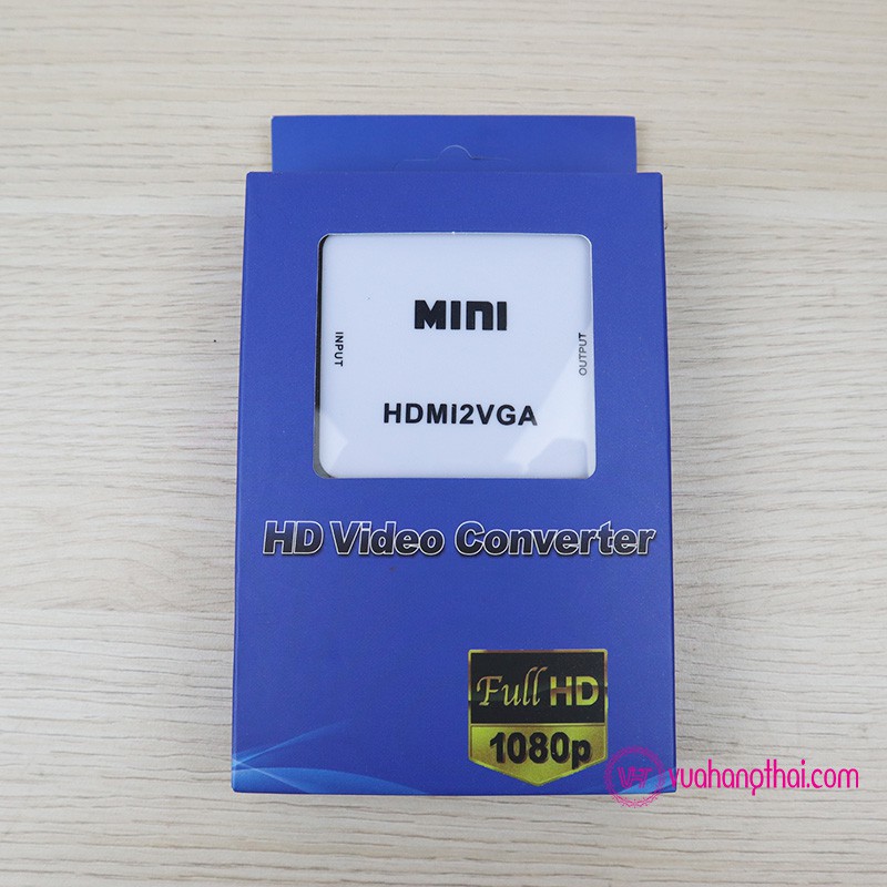 Bộ Chuyển Đổi HDMI Sang VGA - HDMI to VGA, Chip HW2019 - FullHD 1080P