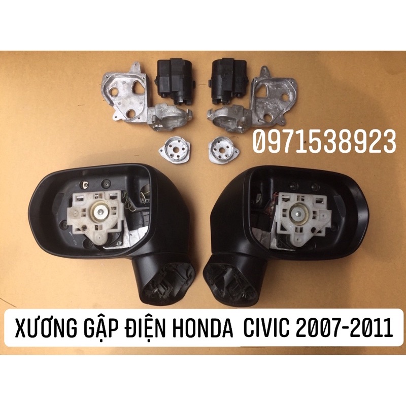 Bộ khung xương và motor gập gương cho HONDA CIVIC 2007-2012