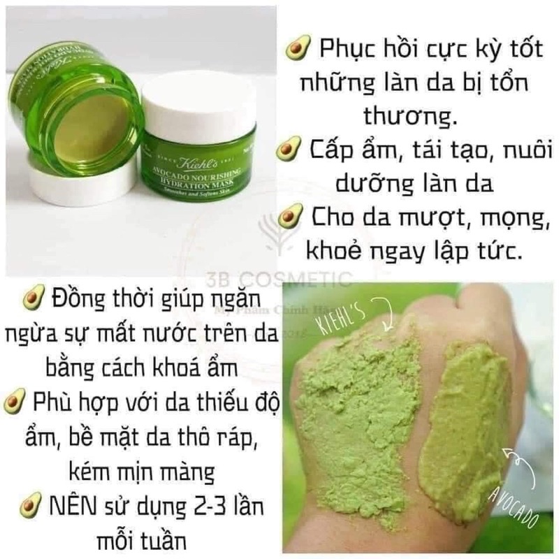 Hàng sẵn mặt nạ bơ mini Kiehl's