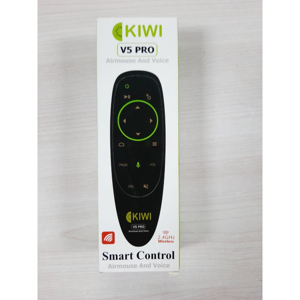 Remote Điều khiển chuột bay giọng nói Kiwi V5 PRO, tích hợp con quay hồi chuyển- Hàng chính hãng theo máy Fullbox