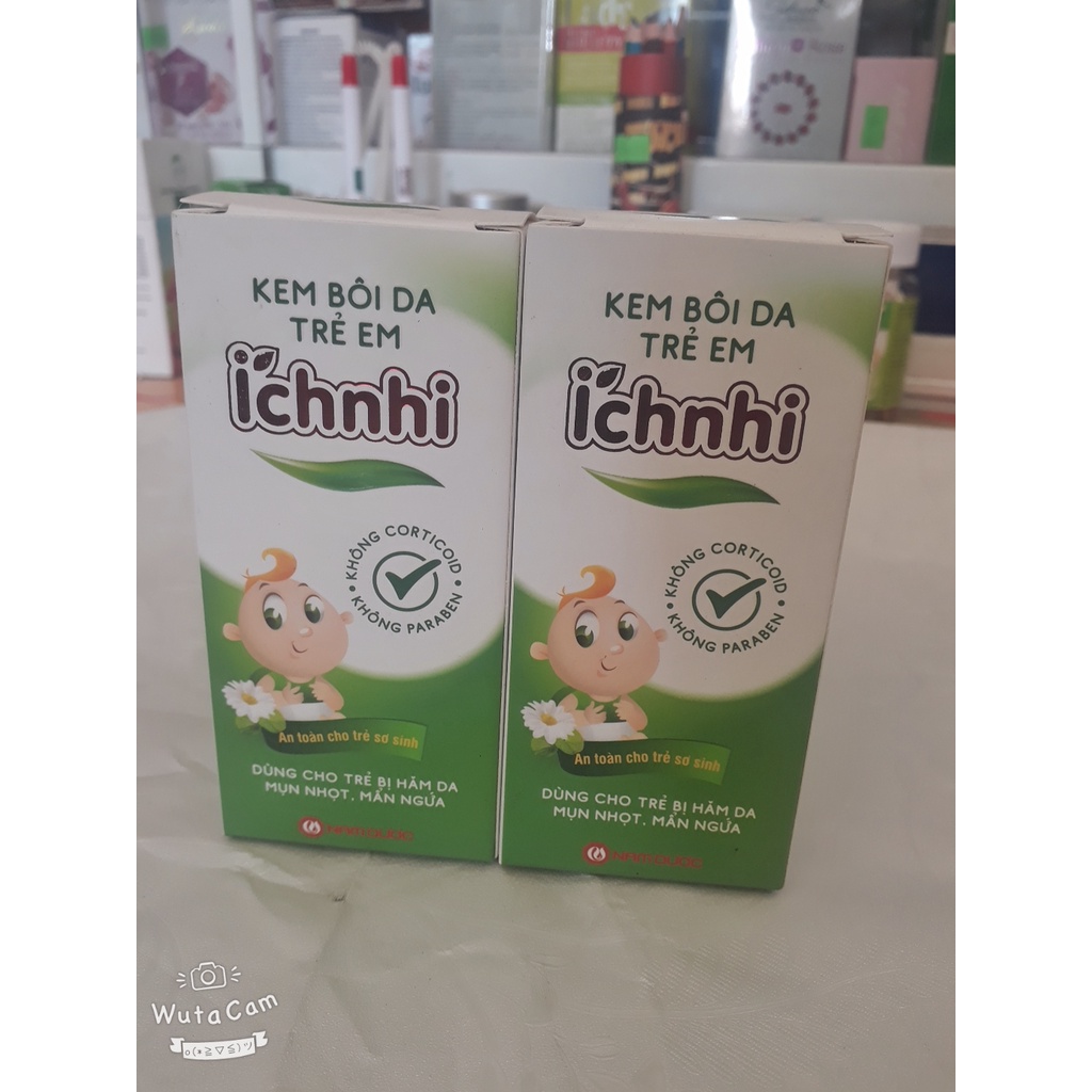 Kem bôi da ÍCH NHI, giảm ngứa và sưng do muỗi đốt, côn trùng cắn ở trẻ, làm mát da và làm dịu vết rôm sảy, hăm tã