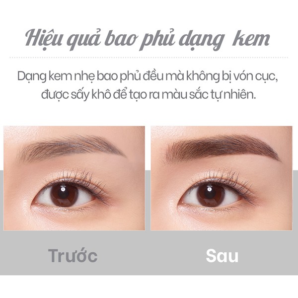 Mascara Lông Mày KLAVUU Urban Pearlsation Easy Touch Browcara