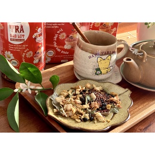 [COMBO 2 HỘP] TRÀ GẠO LỨT XẠ ĐEN ĐẬU ĐEN