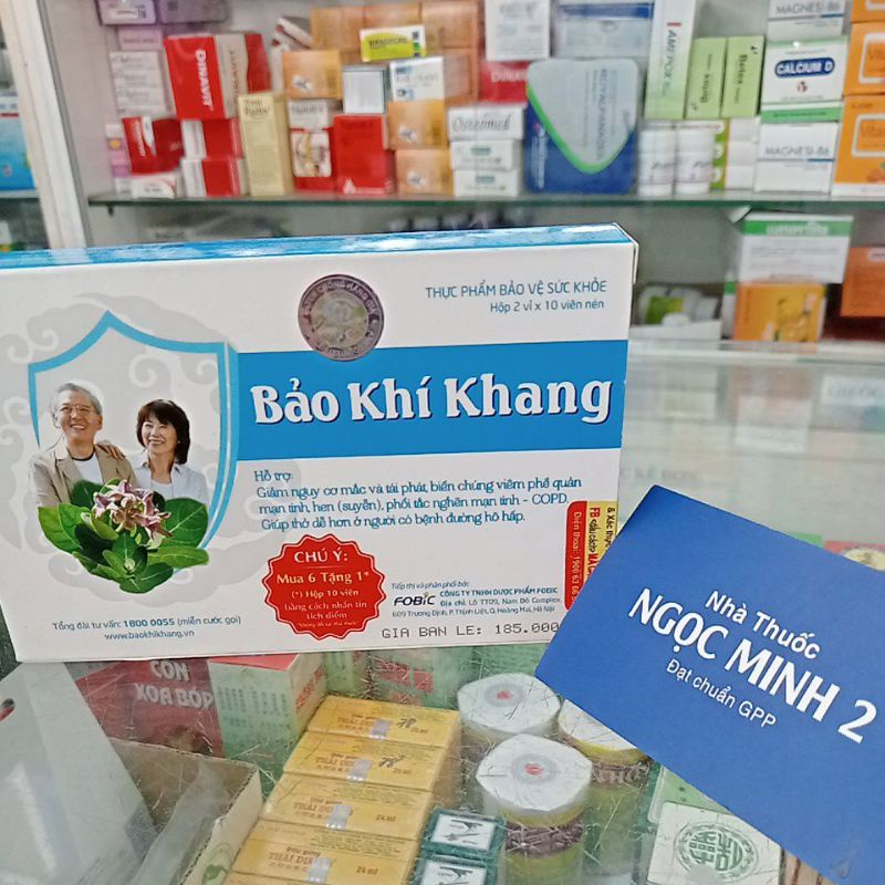 ✅ [Chính Hãng] Bảo Khí Khang ( Hộp 20 viên )Tăng cường sức khỏe hô hấp - Hộp20 viên &quot; Tích điểm nhận quà &quot;