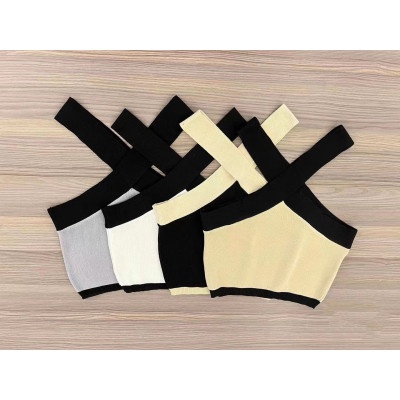 Áo croptop DUNEA hai dây thời trang mùa hè cho nữ