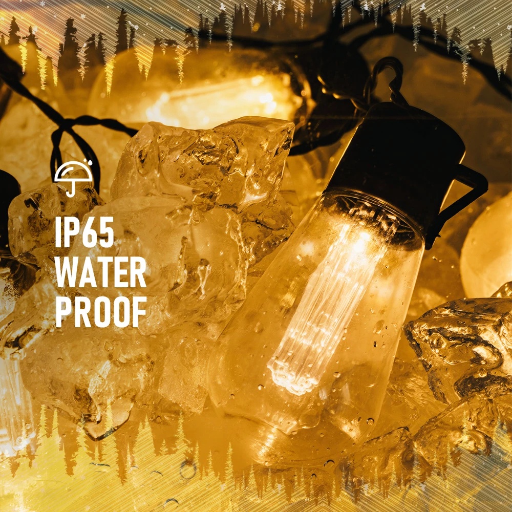 Dây Đèn LED Trang Trí Bóng Đèn Năng Lượng Mặt Trời