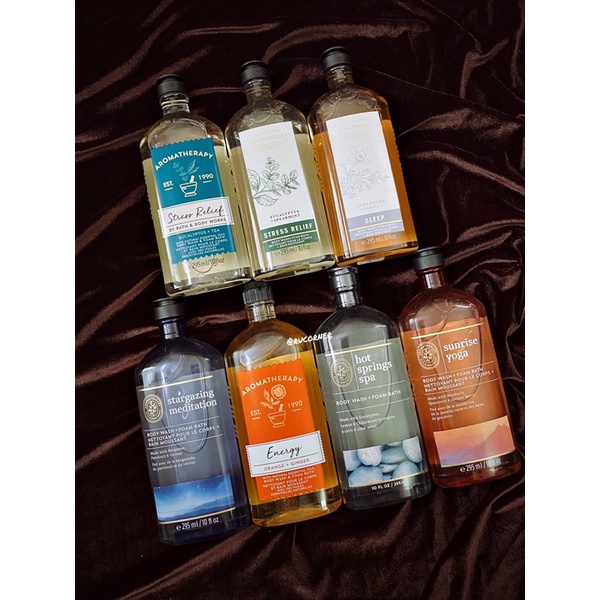 [SẴN] Sữa tắm gel Aromatheraphy BBW Bath & Body Works  295ml nhiều mùi | BigBuy360 - bigbuy360.vn