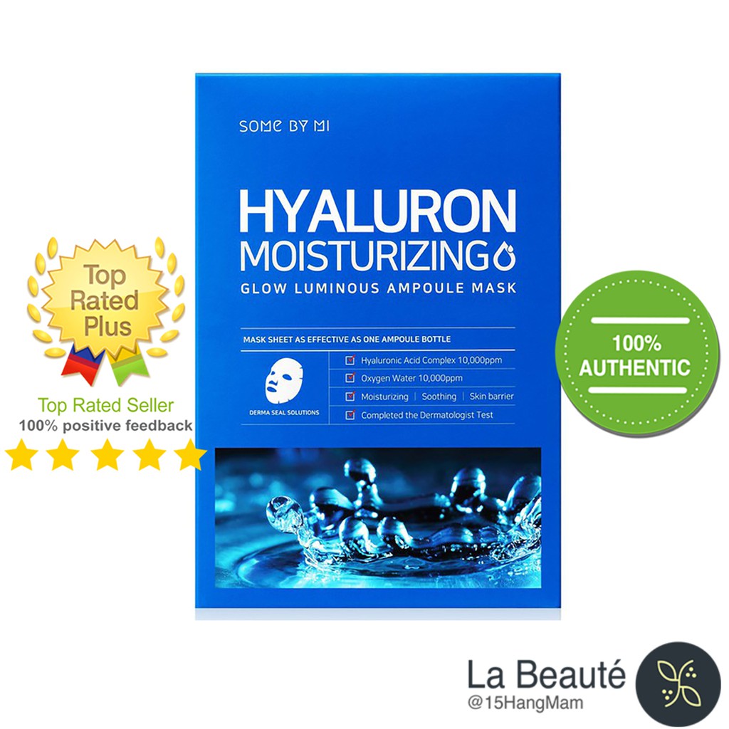 [Chính Hãng] Mặt Nạ Dưỡng Ẩm, Cấp Nước Dạng Miếng - Some By Mi Hyaluron Moisturizing Sheet Mask