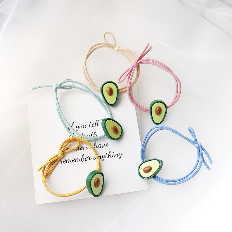 dây buộc tóc hình quả bơ nhỏ xinh cute