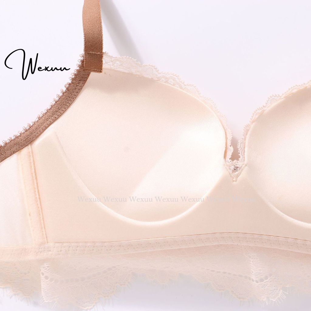 Áo ngực nữ ren hoa mềm mại Wexuu Design thiết kế không gọng đệm vừa thoáng khí- AV31
