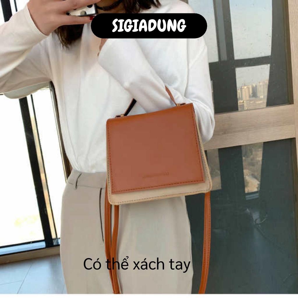 [SGD] Túi Đeo Vai Thời Trang Nữ - Túi Da Đeo Chéo Vintage Da Mềm JingPinPiju Hàn Quốc 8370
