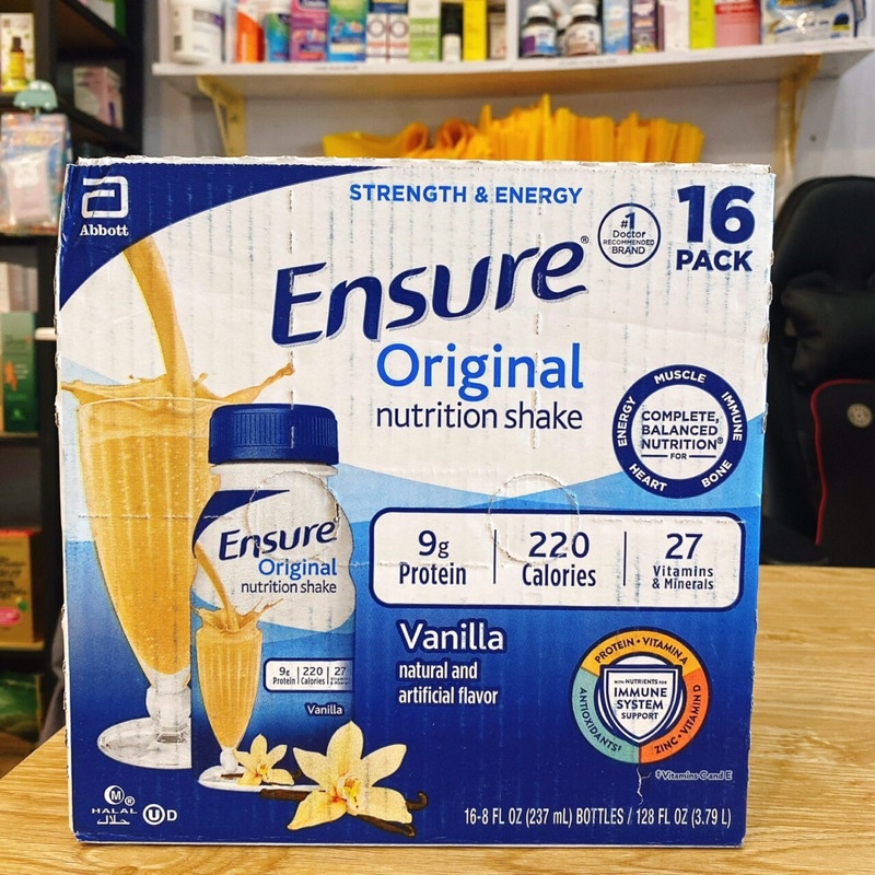 Sữa Ensure Mỹ nước 237ml/chai - thùng 16chai