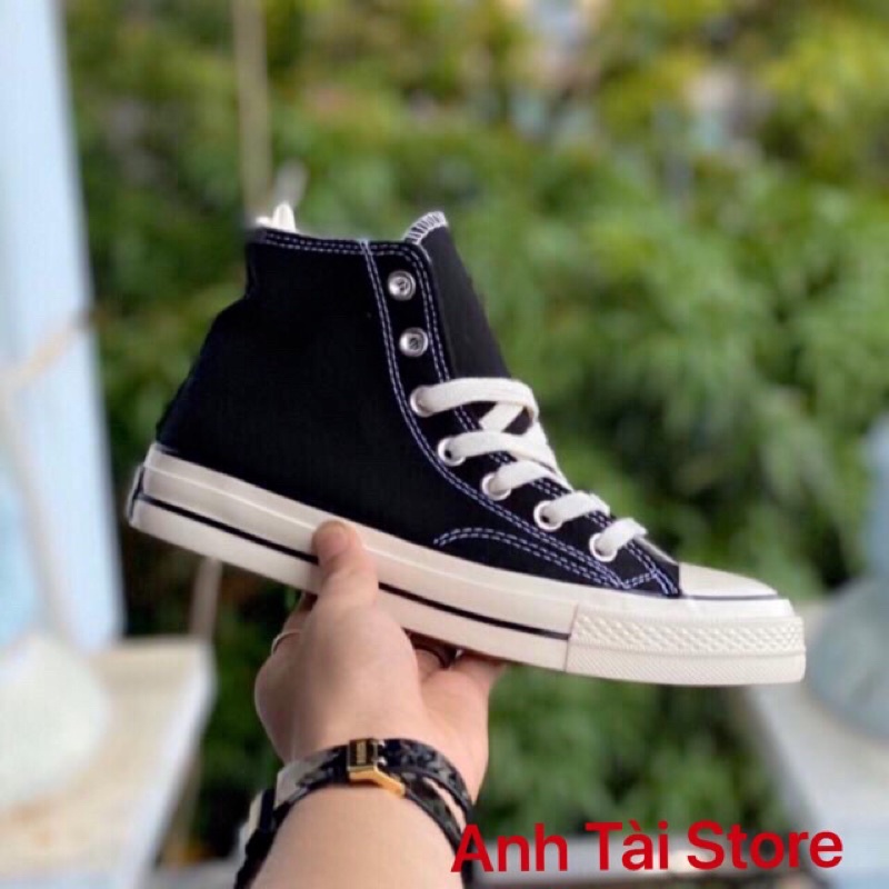 Giày thể thao Sneakers cổ cao và thấp cổ nam nữ đế cao su chống trơn trượt thoáng khí tăng chiều cao phong cách CV 1970