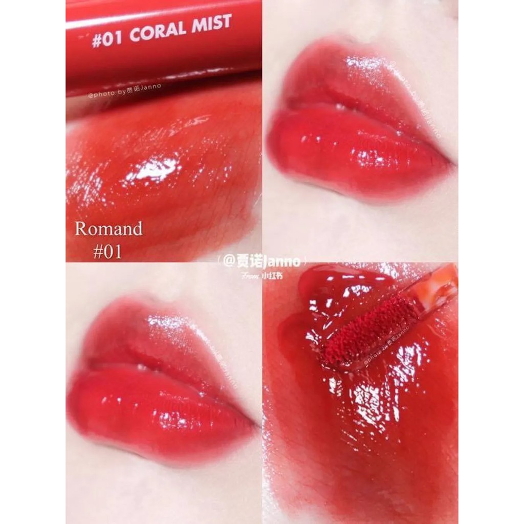 [Màu Mới] Son Romand Glasting Water Tint nước siêu lì 2021 (Có Sẵn) | BigBuy360 - bigbuy360.vn