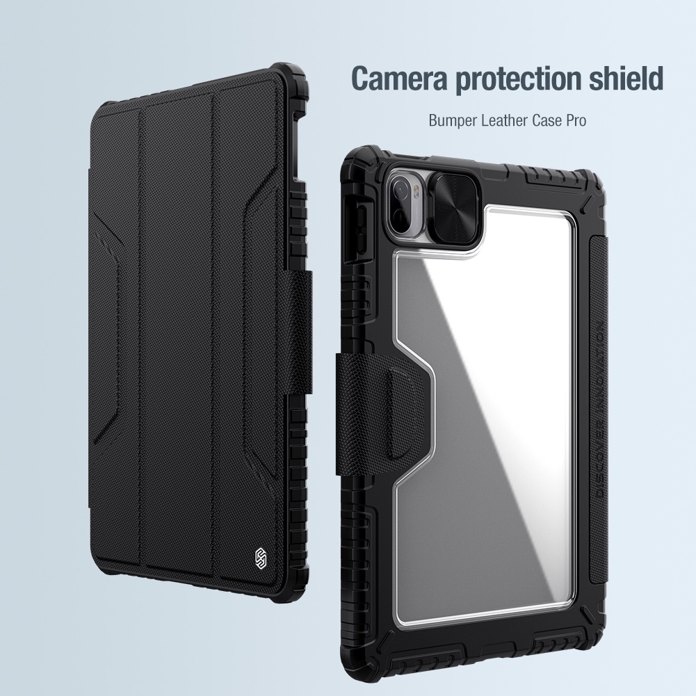 Ốp máy tính bảng bằng da Nillkin chống sốc bảo vệ 360° thích hợp cho Xiaomi Pad 5 / 5 Pro