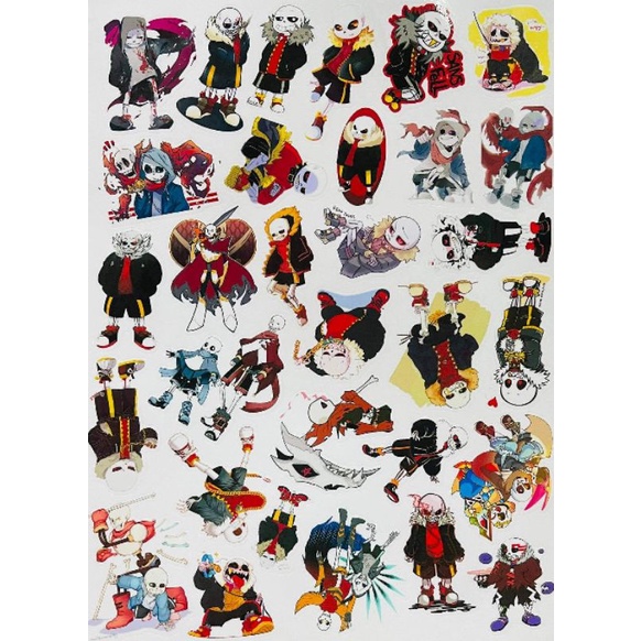 10-50 hình dán sticker San Undertale decal ( random hình )