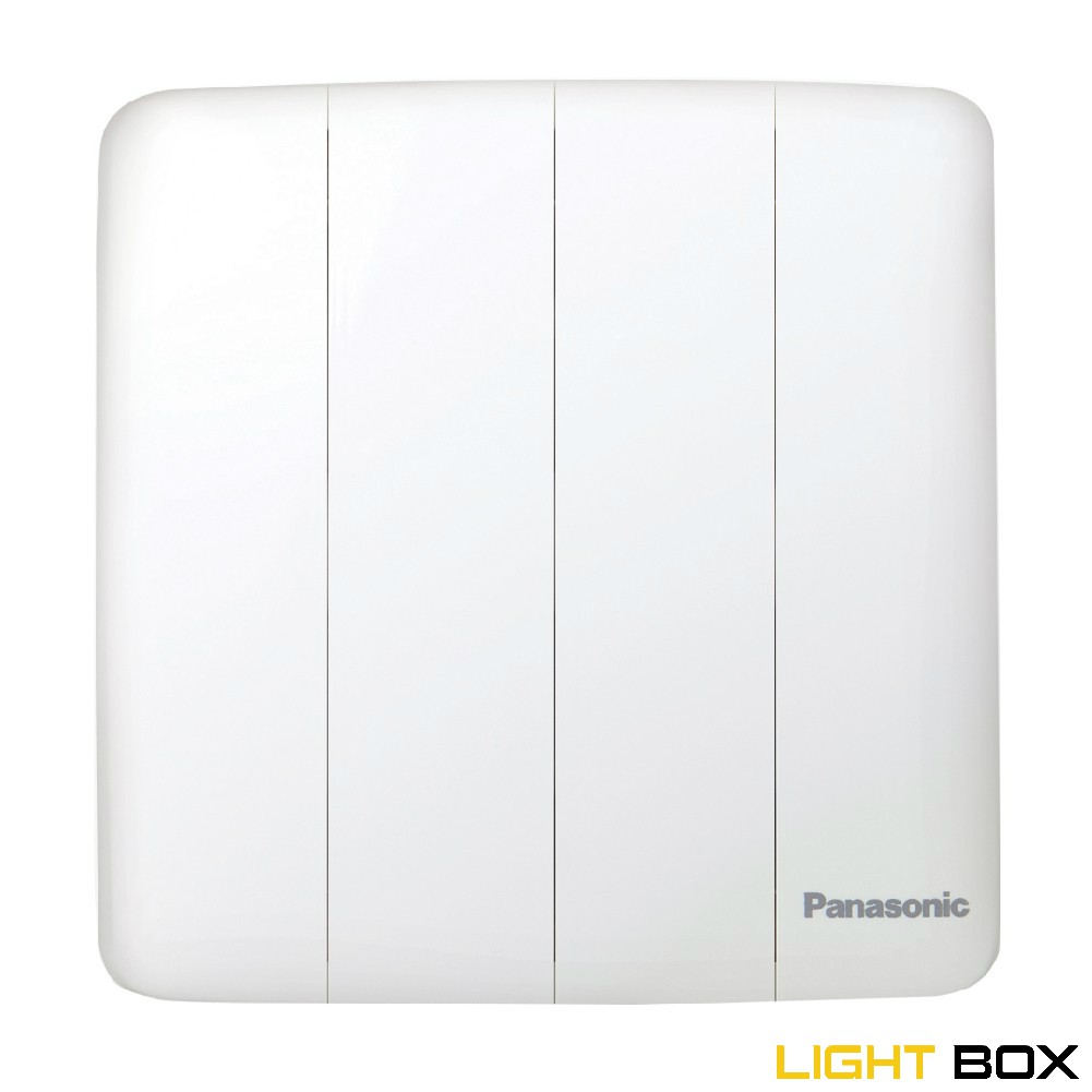 Bộ 4 công tắc vuông Panasonic Minverva màu trắng