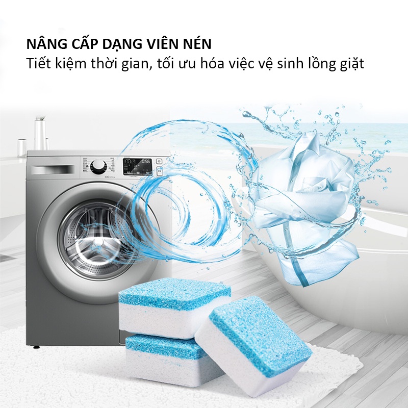 Viên Nén Vệ Sinh Lồng Giặt Công Nghệ Mới Dạng Viên Nén