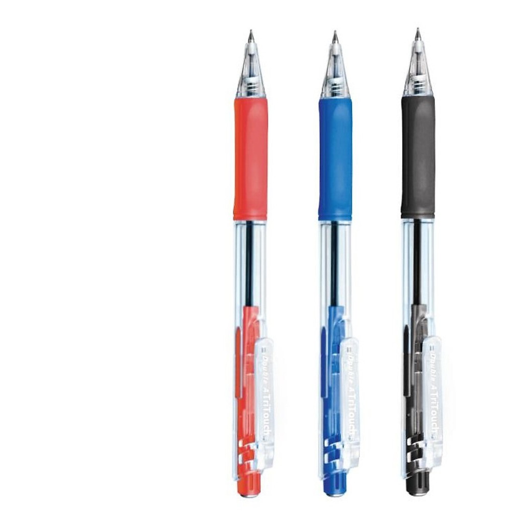 Bút bi Tri Touch Ball Pen 0.7mm Double A  màu xanh