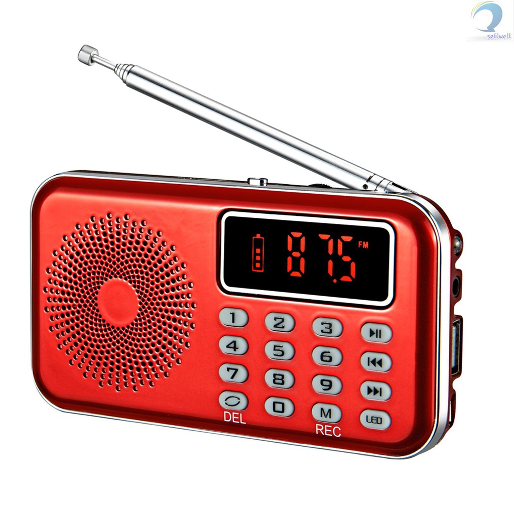 Máy Nghe Nhạc Mp3 Y-619 Mini Fm 3w Màn Hình Hiển Thị 2 Inch Hỗ Trợ Thẻ Tf