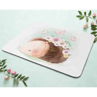 Miếng lót chuột in hình Nhím hoa