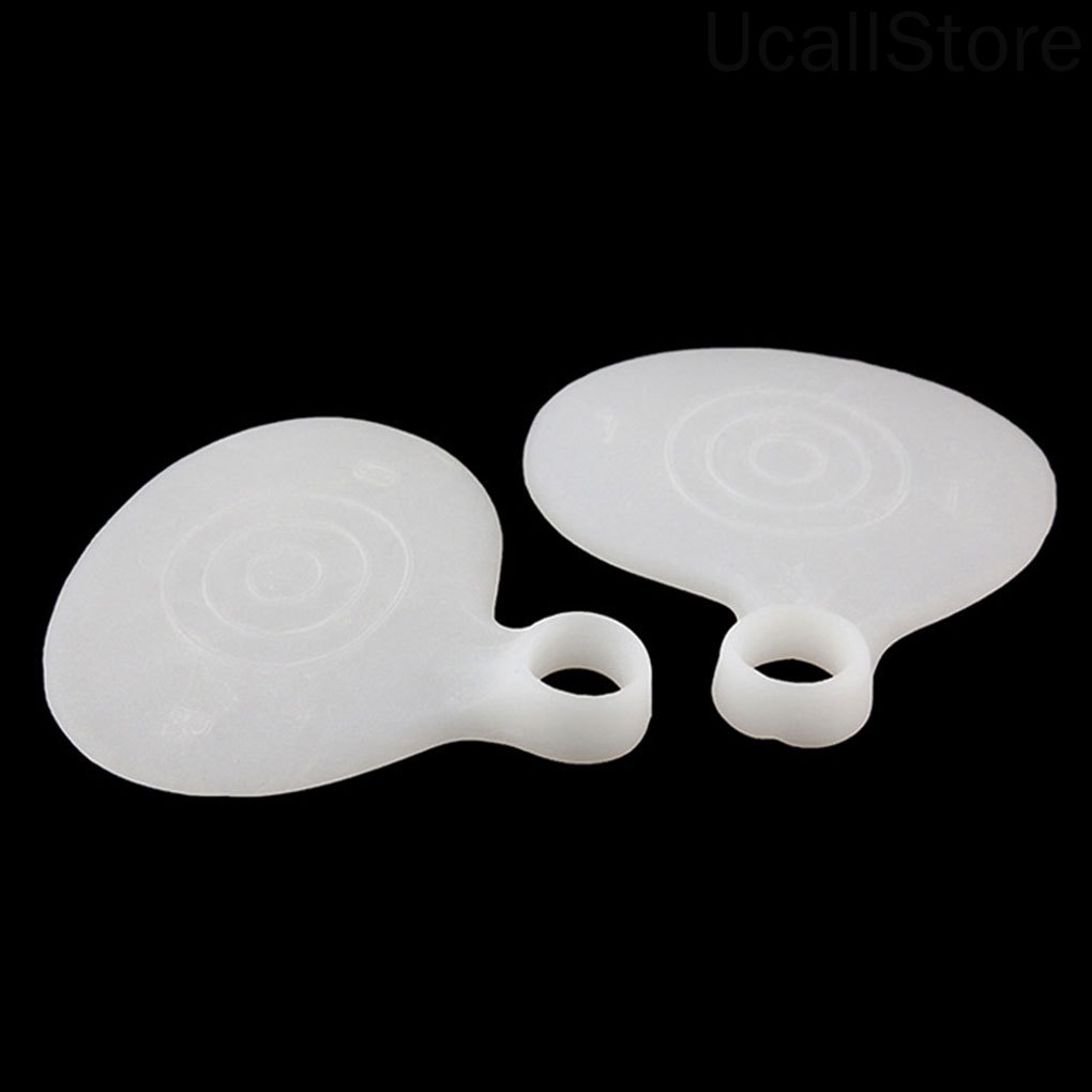 1 Pair White SEBS Silicone Foot Care Shoe Front Pads Half Feet Cushion Insoles Inserts Foot Choosewho1