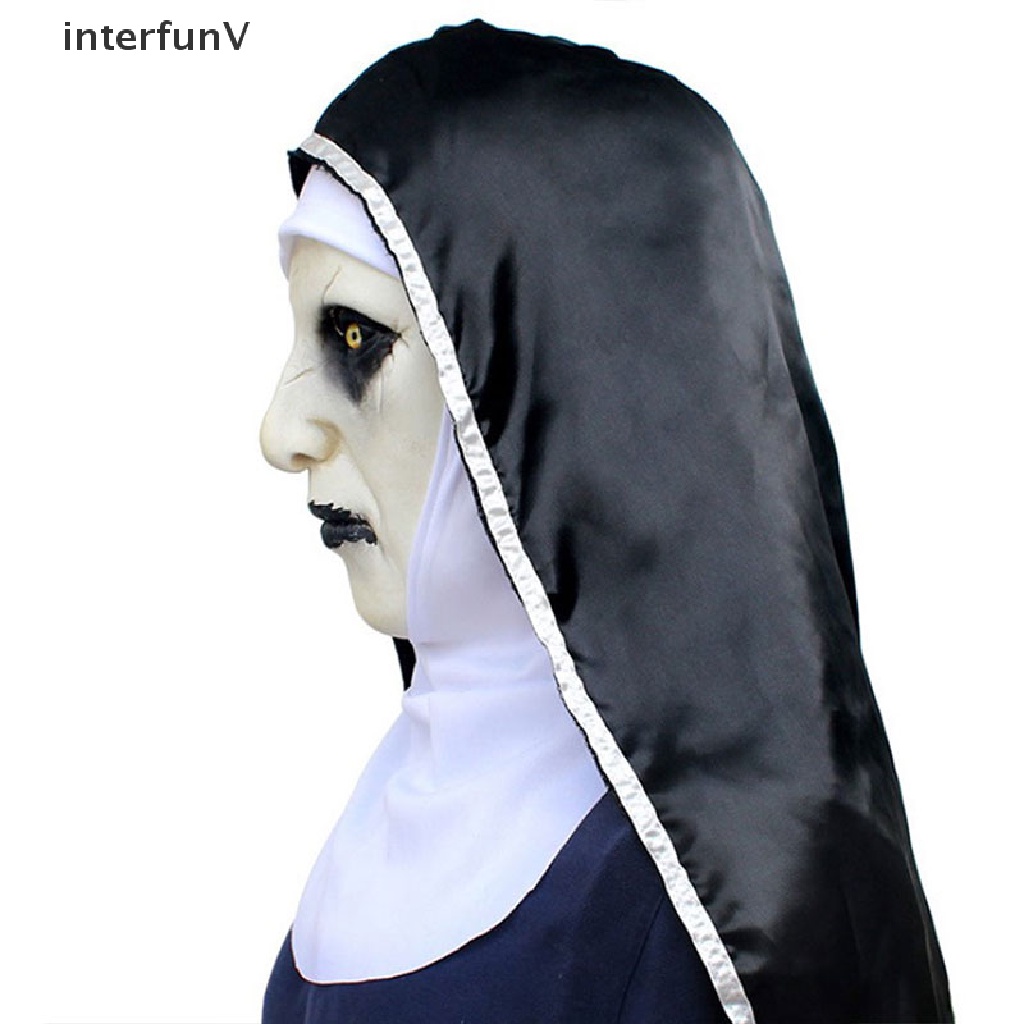 Mặt Nạ Latex Hình Kinh Dị Kèm Băng Đô Hóa Trang Halloween