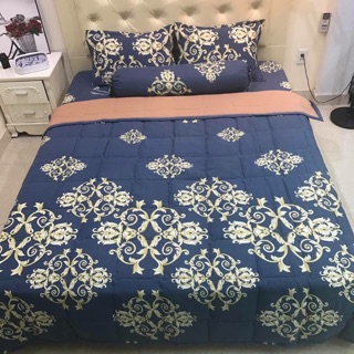 SET CHĂN GA GỐI CHĂN TRẦN BÔNG