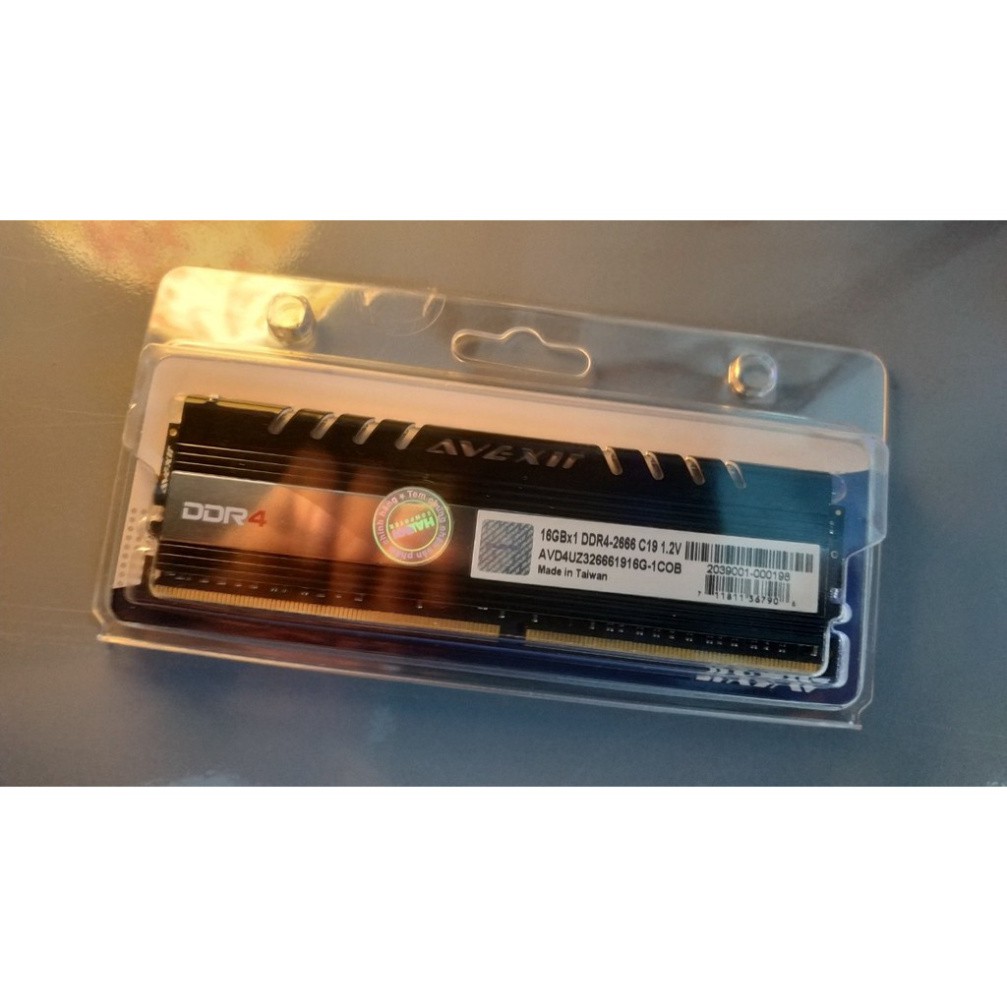 HOT- Bộ nhớ trong Ram Desktop AVEXIR 1COB Blue  16GB  DDR4 2666Mhz - New - BH 36 Tháng