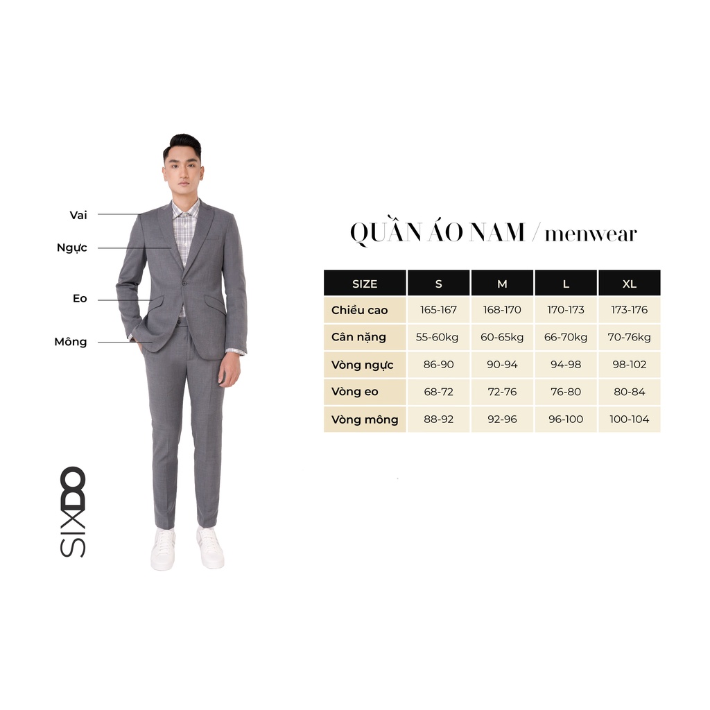 Áo Thun Nam Đen Logo SIXDO | BigBuy360 - bigbuy360.vn