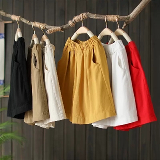 Quần đùi nữ, quần sooc nữ chát đũi Thái mềm mát, đủ size từ 42 đến 65 kg QS01