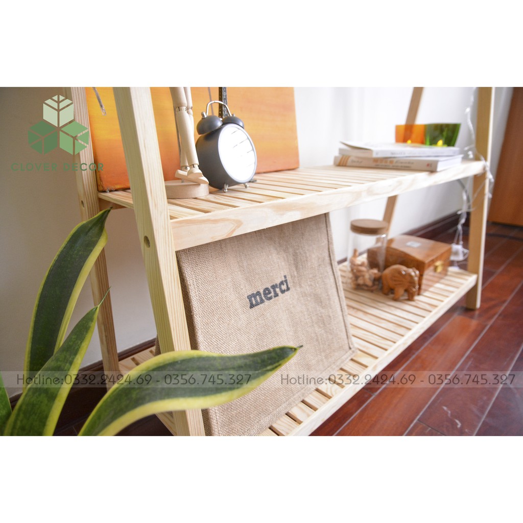 Kệ Treo Quần Áo Chữ A 2 Tầng Gỗ Thông – Kệ Đa Năng – Clover Decor - Phong cách Hàn Quốc | BigBuy360 - bigbuy360.vn