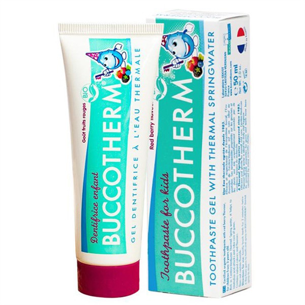 Kem đánh răng hữu cơ trẻ em vị Red Berries Buccotherm 50ml (trên 3T) (Tuýp)