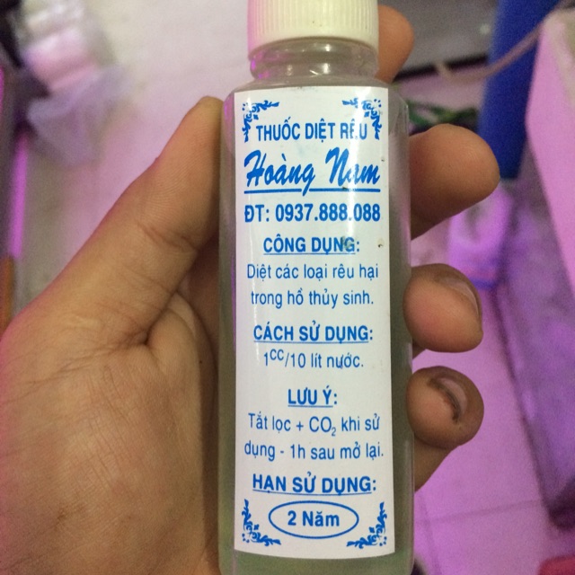 Diệt rêu hồ thuỷ sinh Hoàng Nam