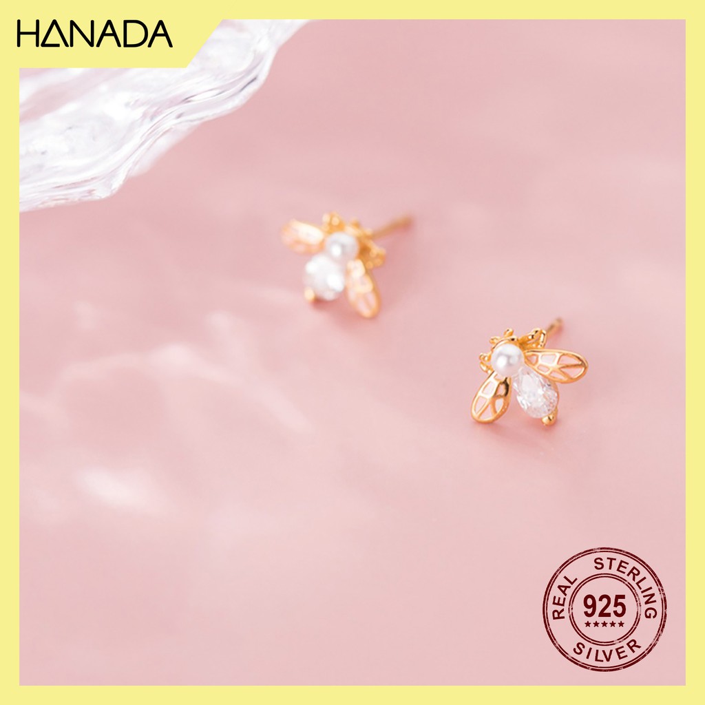 Bông Tai Bạc 925 Hanada Ong Ong 0518 A20