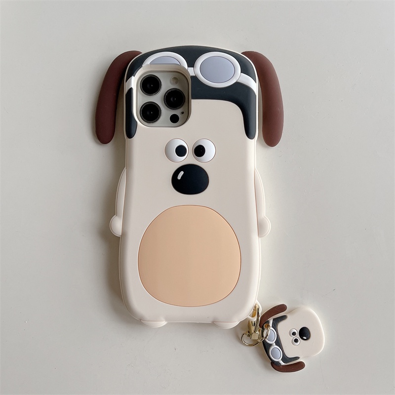 Ốp Điện Thoại Silicon Hình Cún Cho iPhone XS Max 11ProMax 12ProMax 13ProMax