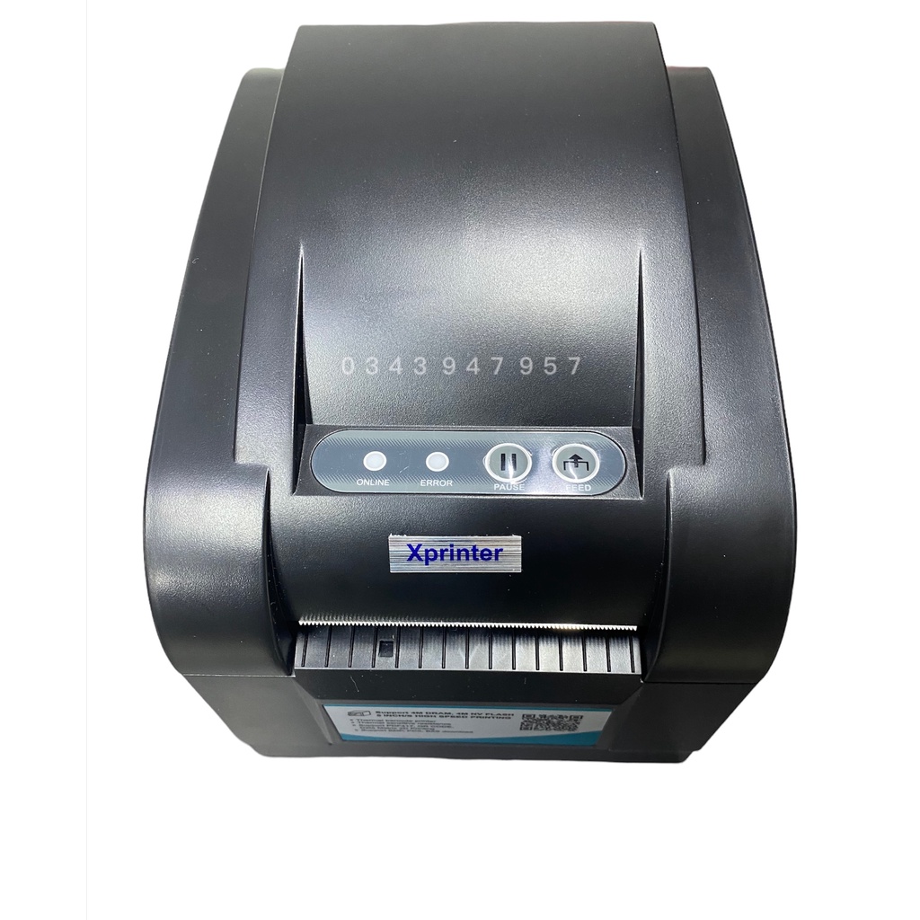 COMBO Máy in nhiệt Xprinter 350B - Giấy in mã vạch 2 tem khổ 35x22, 72x22mm in sản phẩm bartender, kiotviet, sapo, tpos