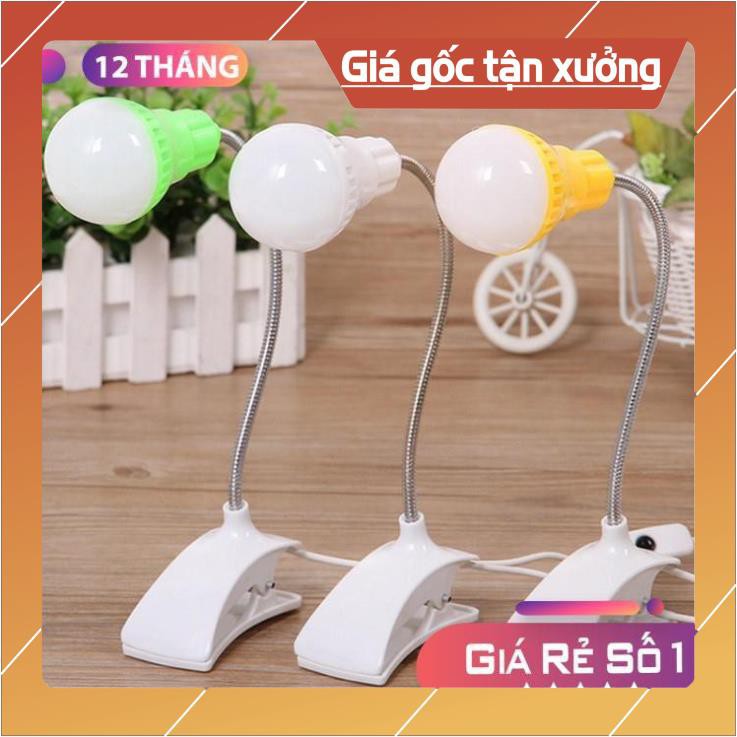 Đèn Ngủ 💗FREESHIP💗Đèn Led Kẹp Bàn Mini Tiết Kiệm Điện Cắm USB W00757 Đọc Sách Báo, Dây 1m2 - VIDEO THỰC TẾ