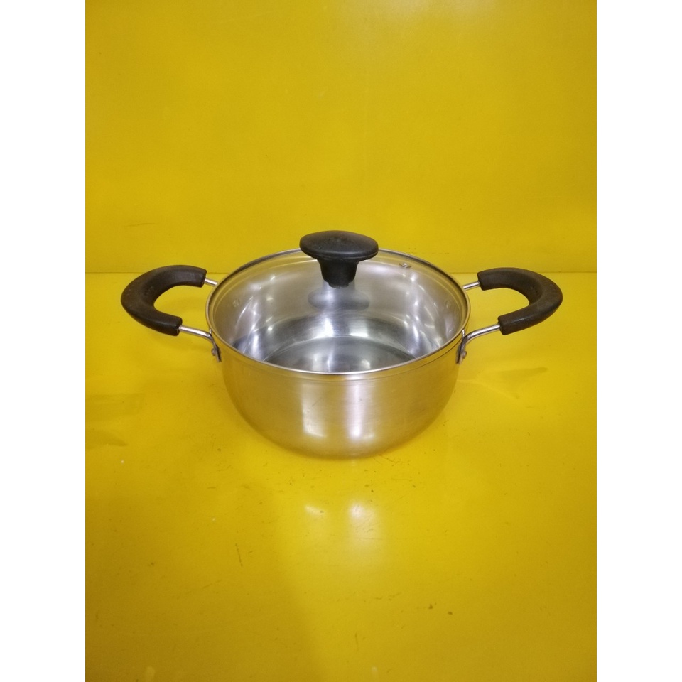 Nồi inox nội địa Nhật, size 20cm, cao 9cm (mã 552), Dùng được bếp từ