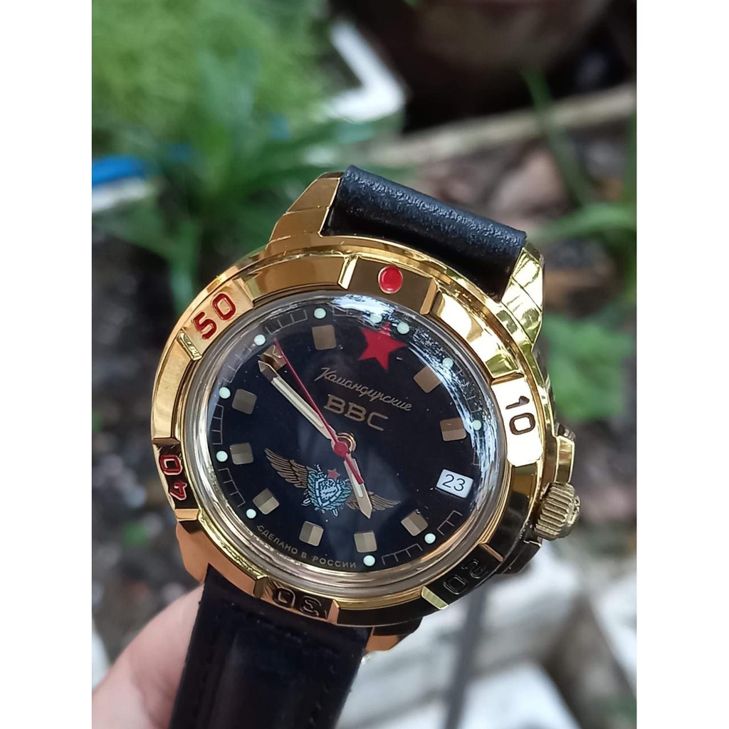 Đồng hồ nam Vostok máy cơ lên giây, size mặt 39. Đồng hồ Vostok Nga 439313
